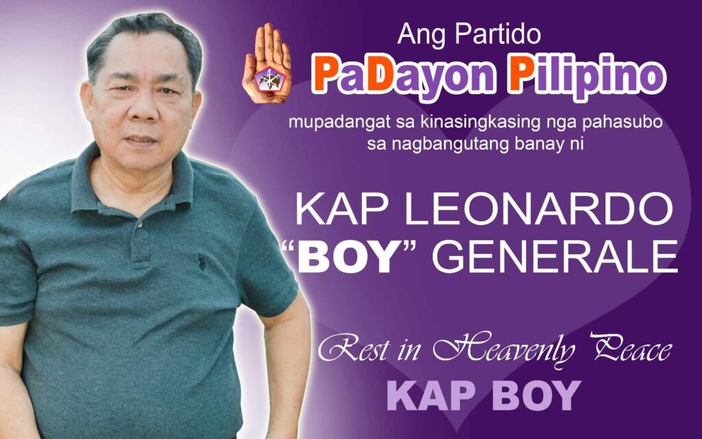 PaDayon Pilipino Mourns the Loss of Kap Boy: A Tribute to a Respected Leader 1 - Padayon Pilipino| padayn.com.ph generale - Padayon Pilipino | padayn.com.ph