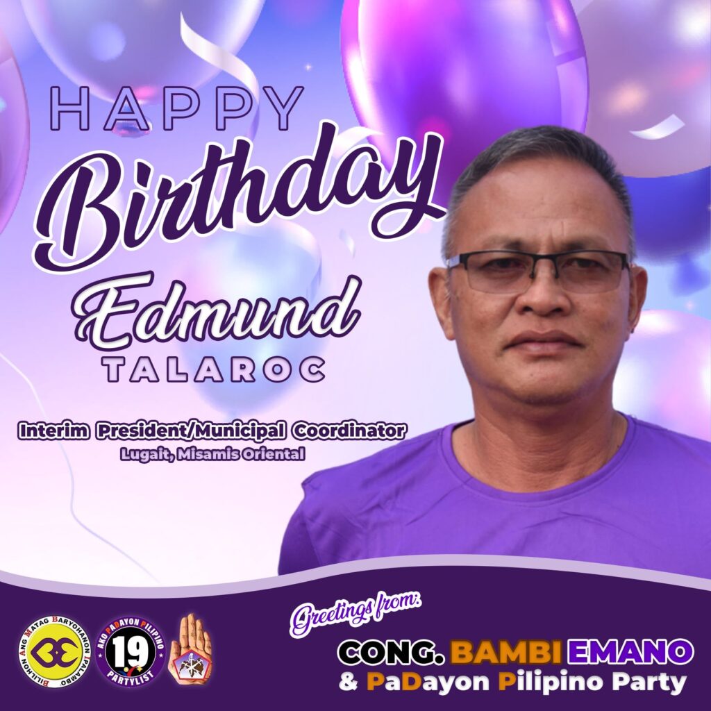 PaDayon Sir Edmund Talaroc. Happy Birthday! 1 - Padayon Pilipino| padayn.com.ph edmund talaroc birthday - Padayon Pilipino | padayn.com.ph